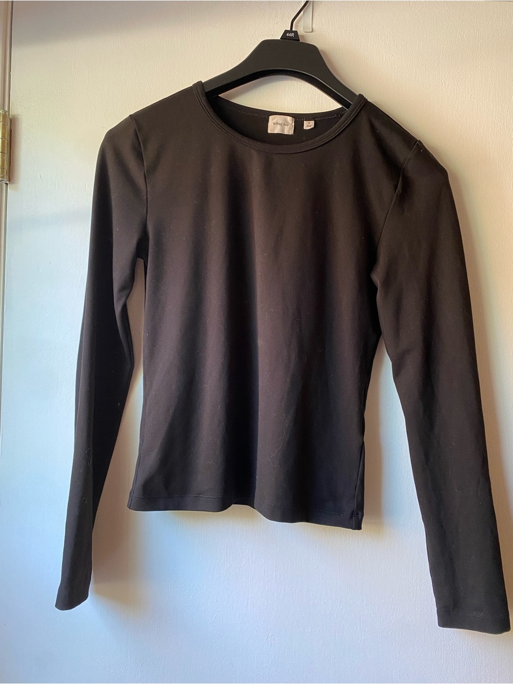 Aritzia Black Long Sleeve Crew Tee